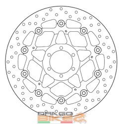 BREMBO - DISCO SERIE ORO FLOTTANTE MOTO GUZZI 1200 NORGE GT 8V 2016