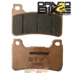 Pads Semimetallic Sintered Compound for Sporting Road Use Honda CBR RR 600,CBR RR 1000