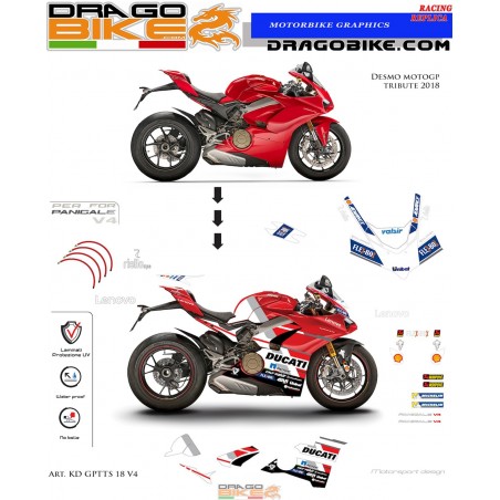 Motorbike Stickers Kit Ducati Panigale V4 