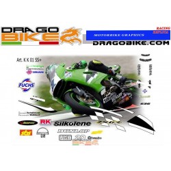 Kit Adesivi Moto Kawasaki SuperSport 2001 ver. base